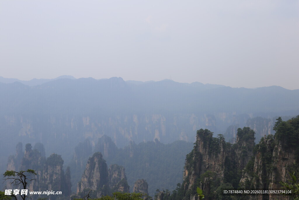 张家界奇峰美景