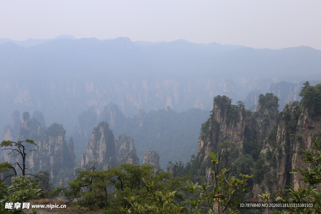 张家界奇峰美景