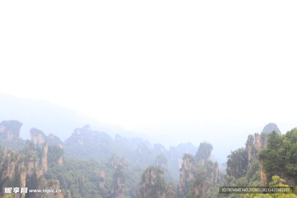 张家界奇峰美景