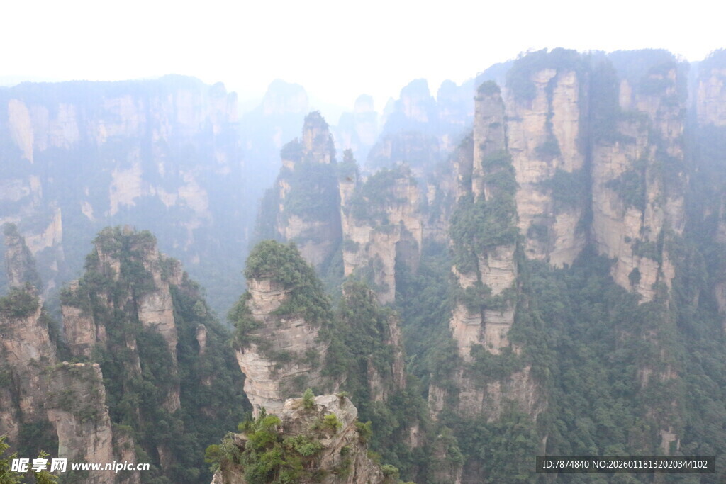 张家界奇峰美景