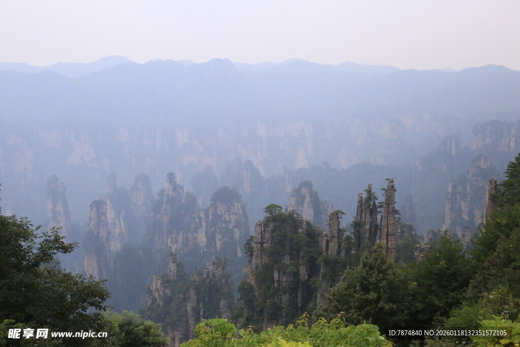张家界奇峰美景