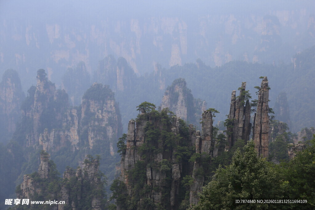 张家界奇峰美景