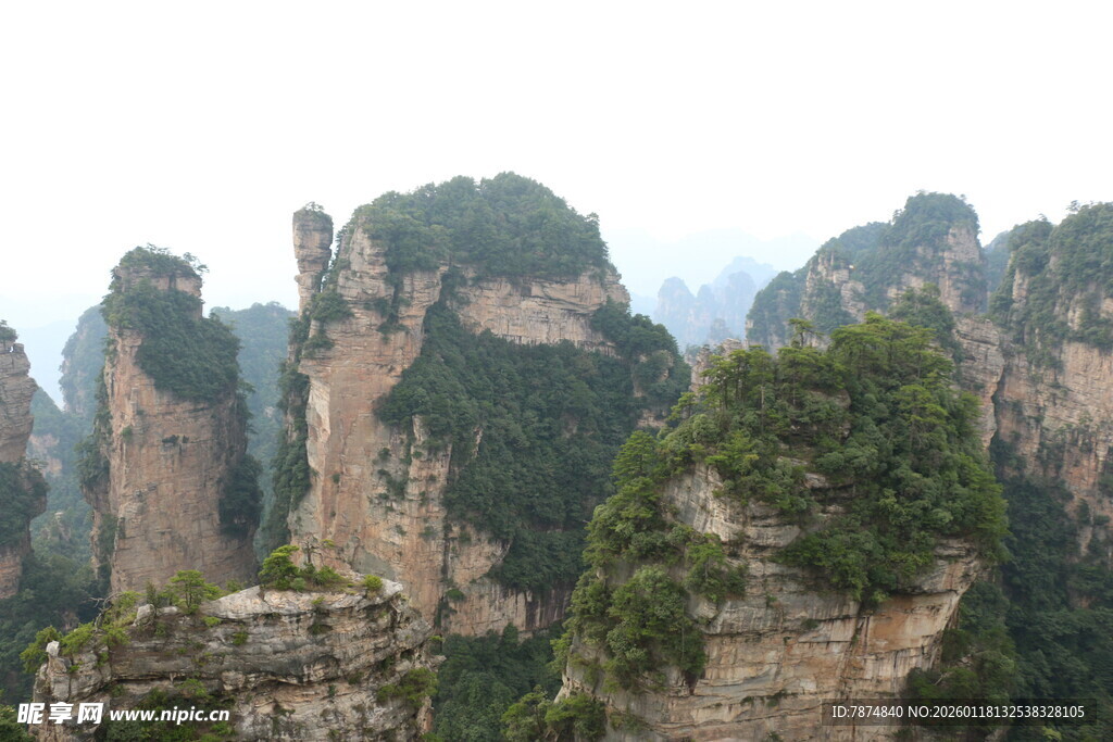 张家界奇峰异石景观