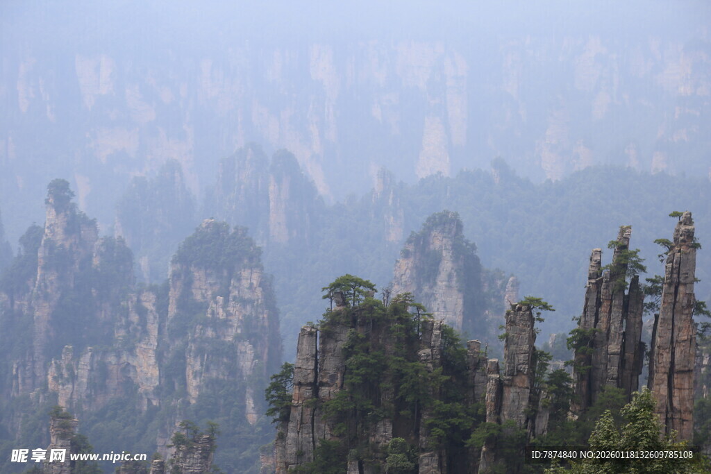 张家界奇峰美景