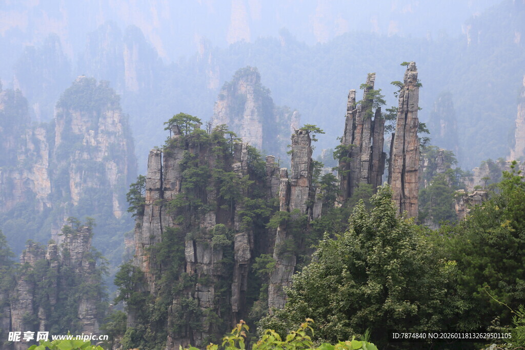 张家界奇峰异石景观