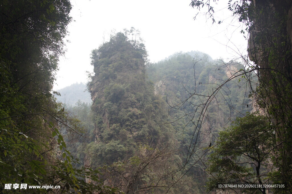 张家界奇峰异石美景