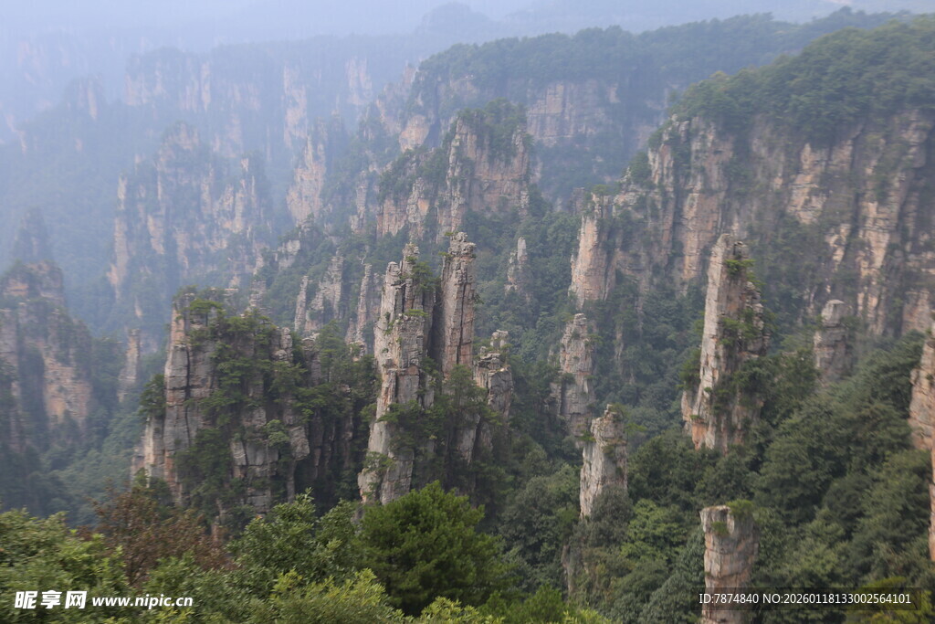 张家界奇峰异石景观