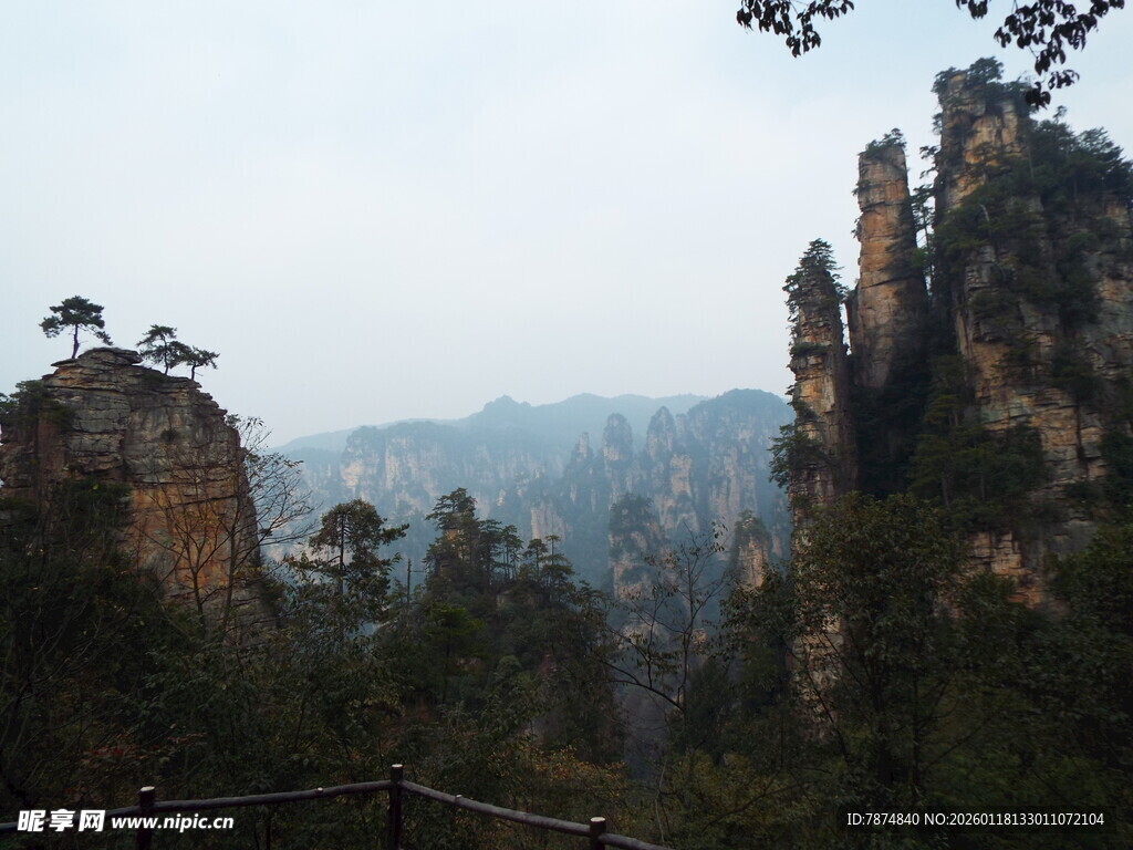 张家界奇峰美景