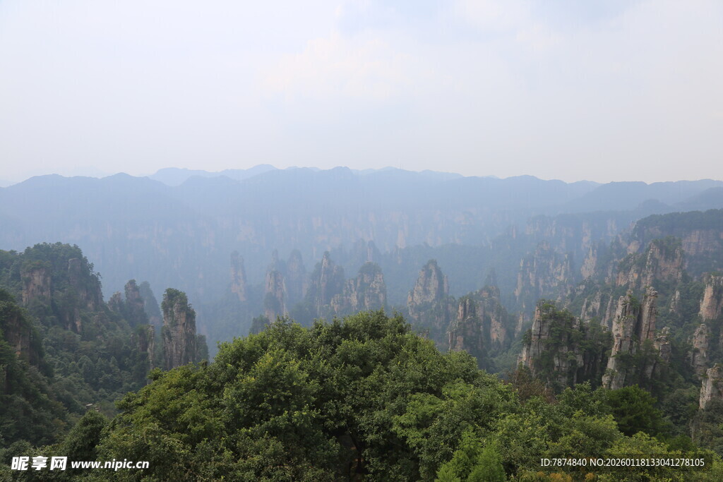 张家界奇峰美景