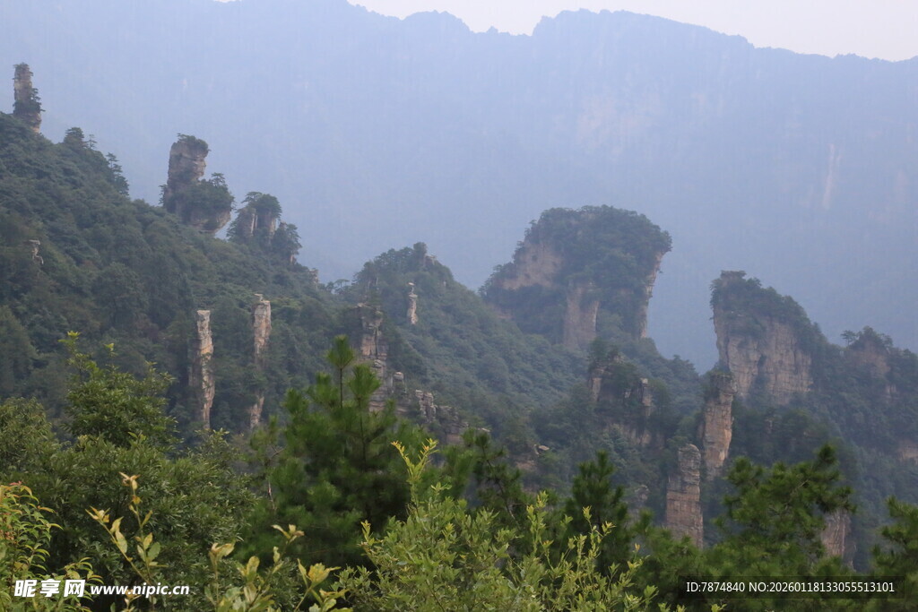 张家界奇峰异石景观