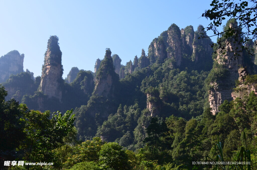张家界奇峰异石景观