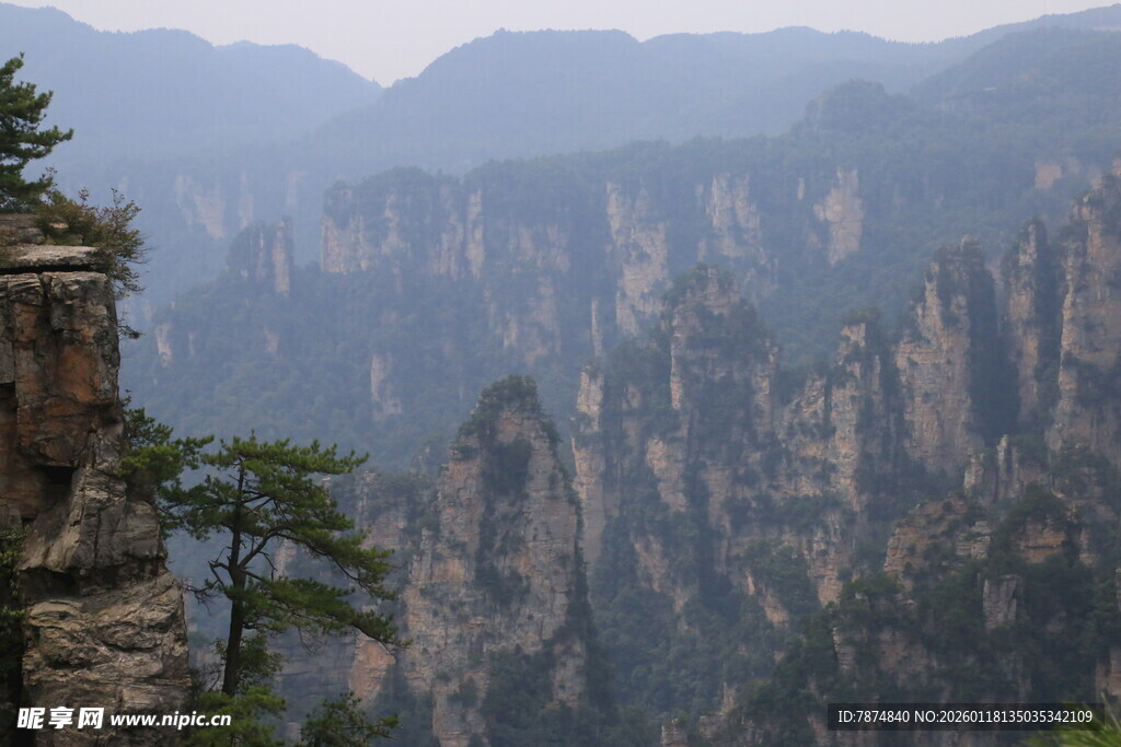 张家界奇峰美景