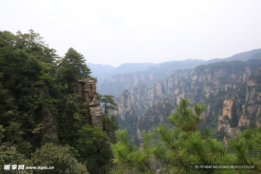 张家界奇峰美景