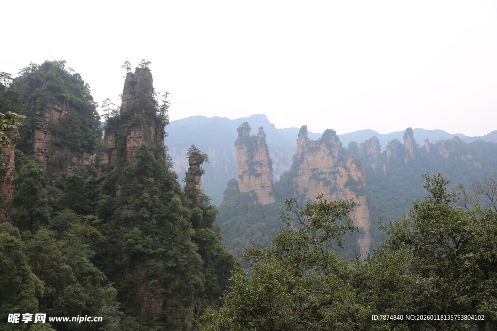 张家界奇峰异石景观