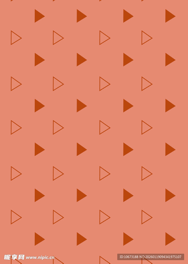 橙色三角形几何图案背景