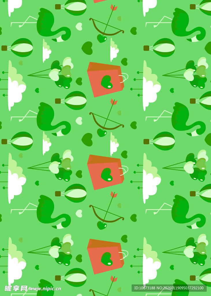 青蛙图案的绿色背景纹理