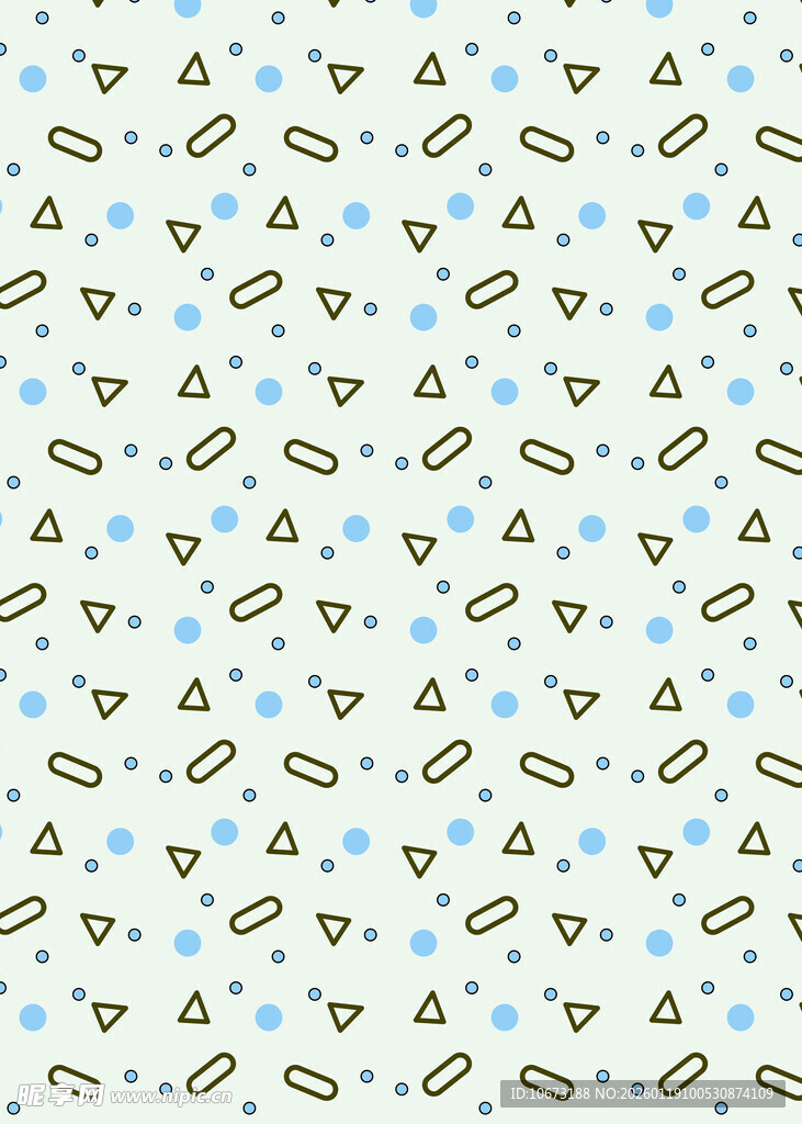 卡通图案无缝背景纹理