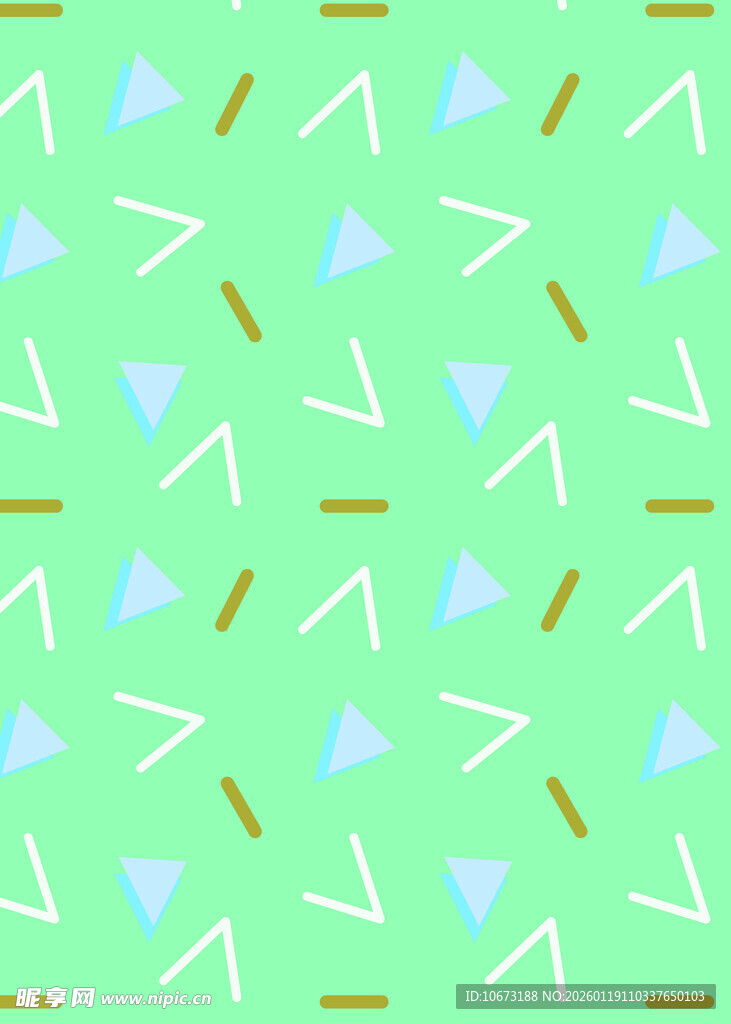 浅绿色几何图案背景