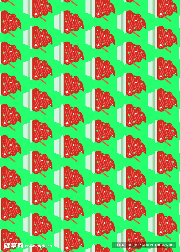 西瓜图案背景纹理