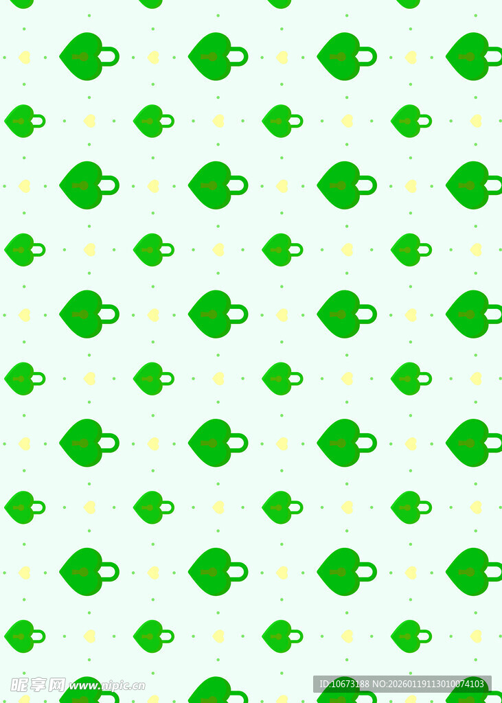 绿色小鱼图案背景纹理