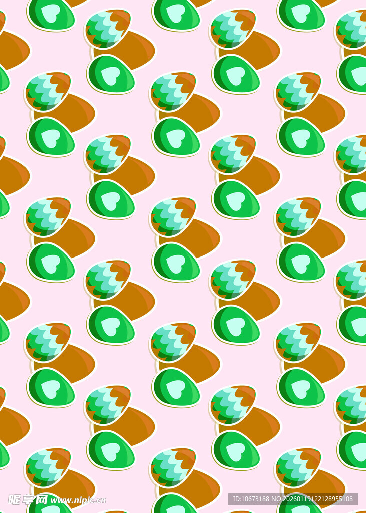 卡通风格糖果图案背景图