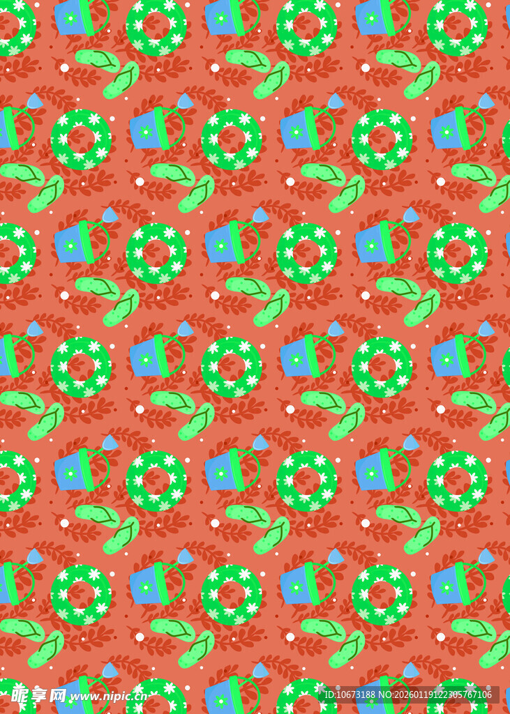 多彩几何图案纹理背景