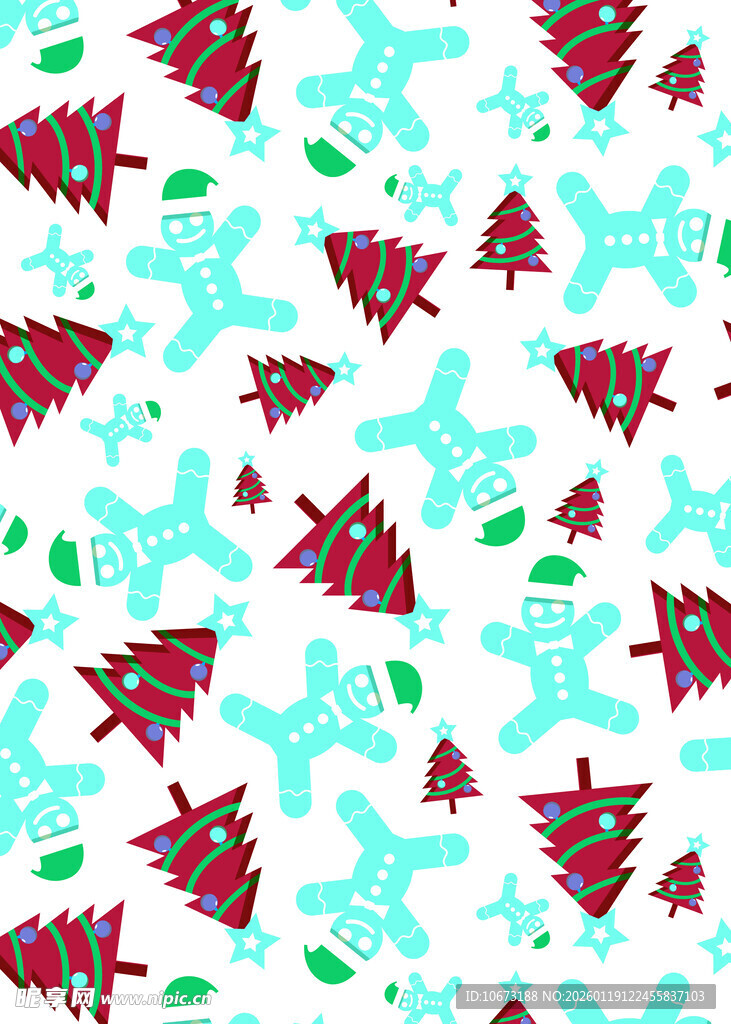 圣诞主题图案背景