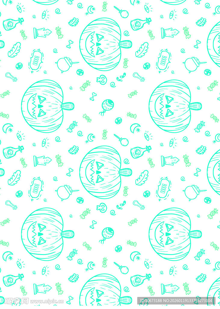 清新简约货币图案背景