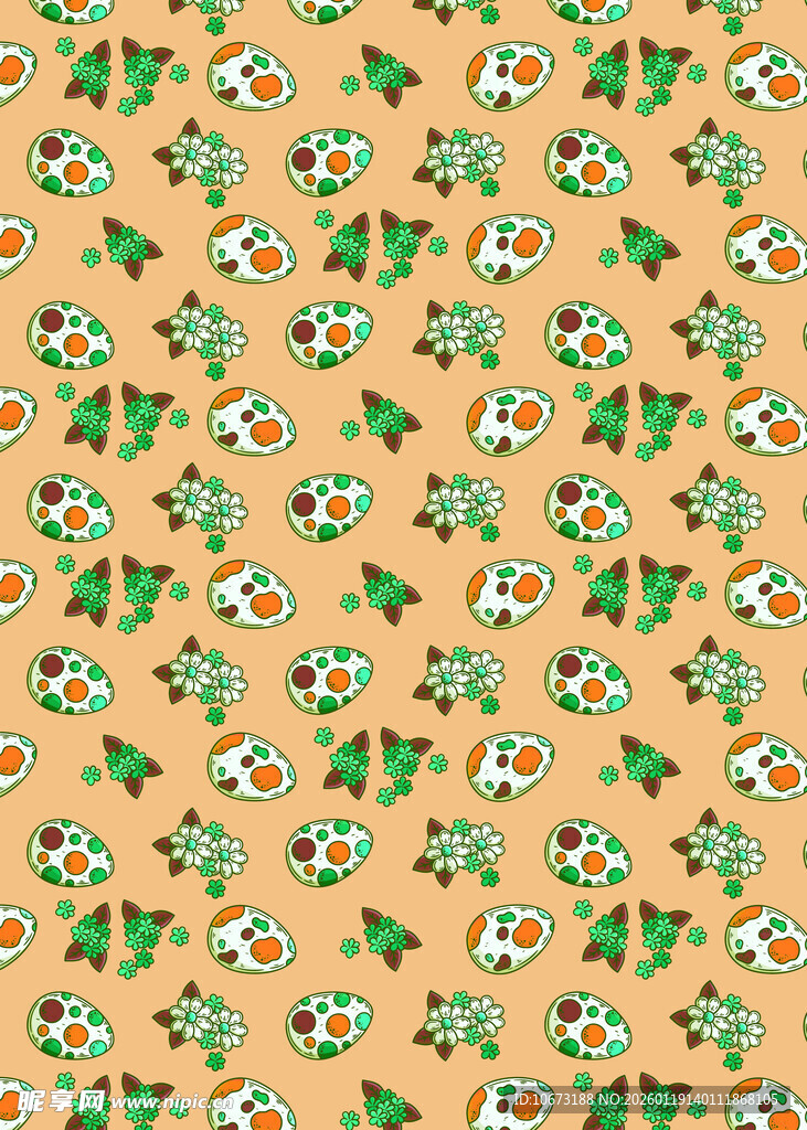 卡通图案背景纹理