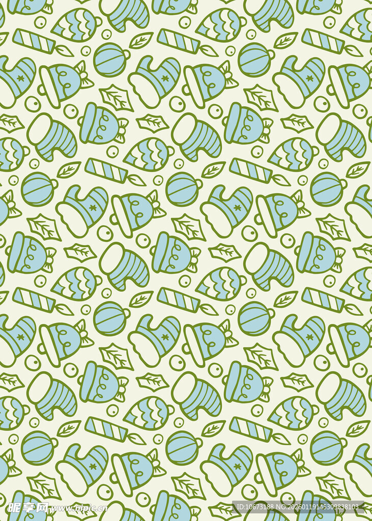 清新几何图案纹理背景