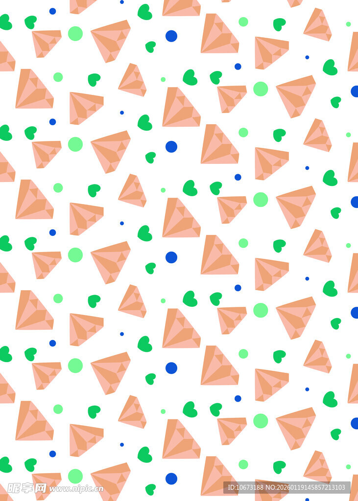 几何三角图案背景