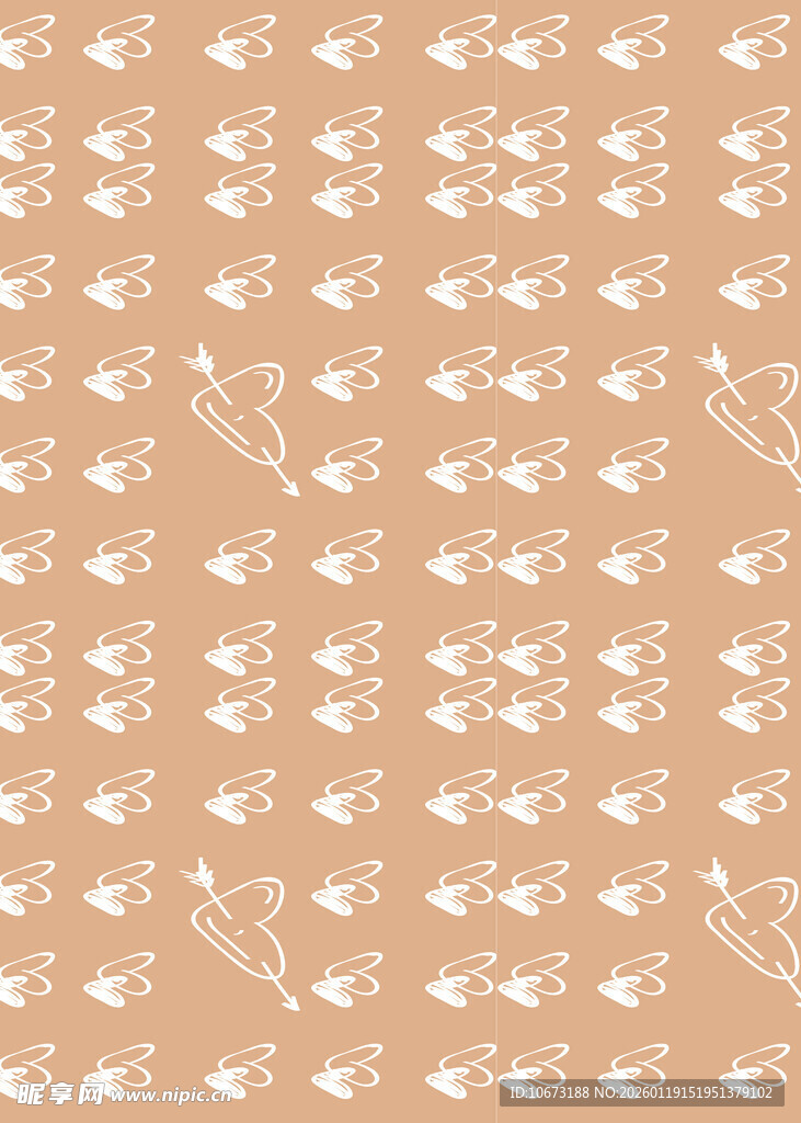 浅棕色花卉图案纹理背景