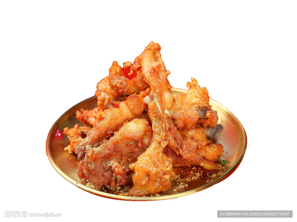 美味香辣炸鸡翅 鸡叉骨