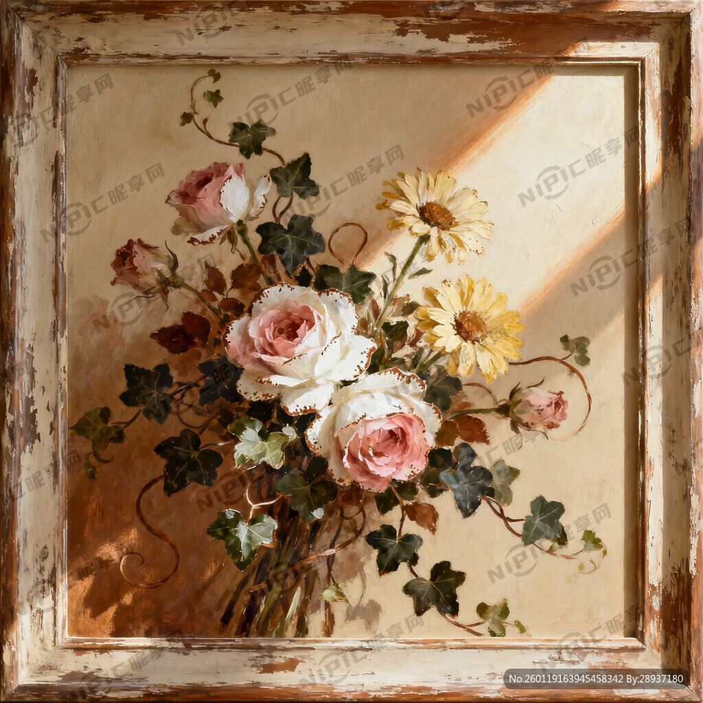 美拉德色系  挂画