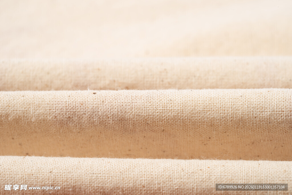米色帆布纹理特写
