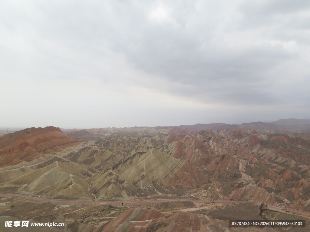 壮丽西北地貌景观