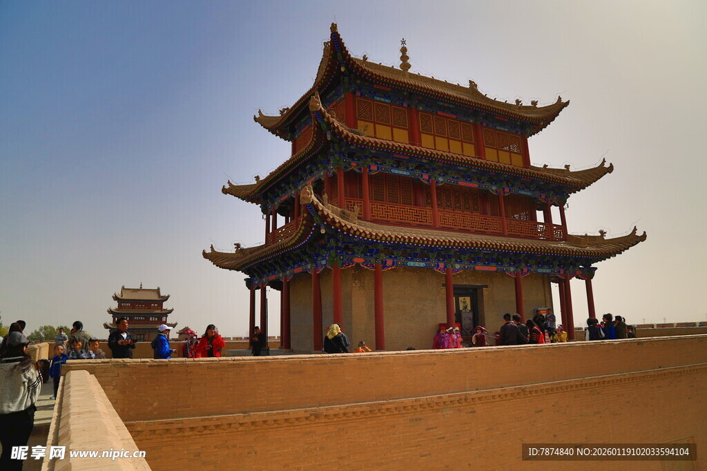 中式古建筑楼阁风景