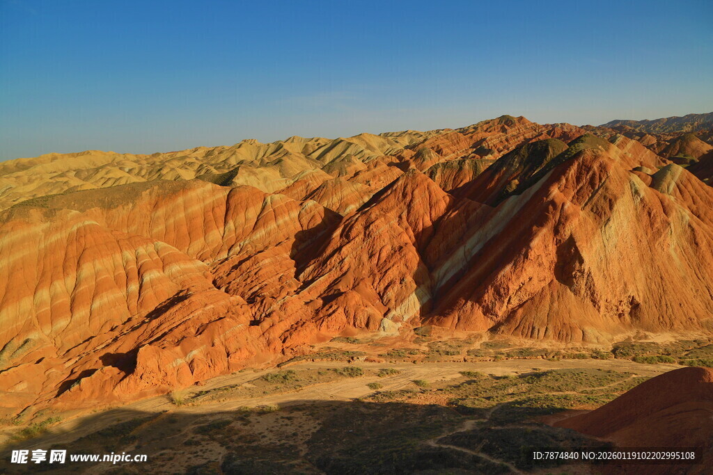 壮丽丹霞地貌景观
