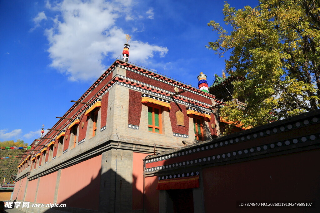 藏式风格古建筑