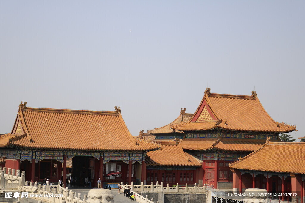故宫古建筑群的壮丽景观
