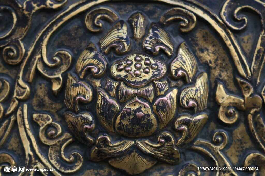 精美古典金属雕花图案
