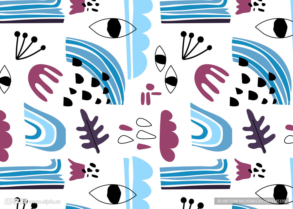 抽象几何图案装饰艺术设计