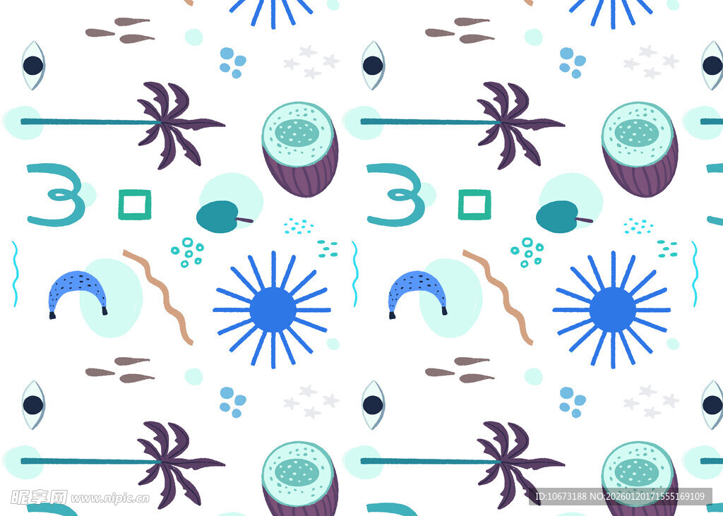 几何元素抽象图案背景图