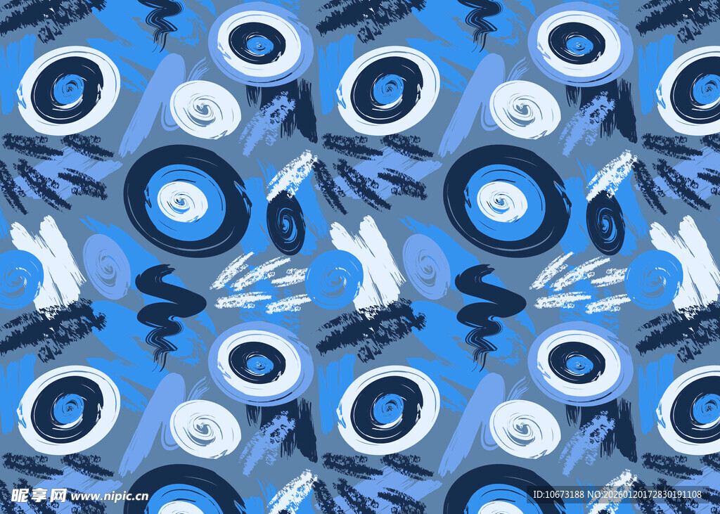 蓝白抽象图案纹理背景