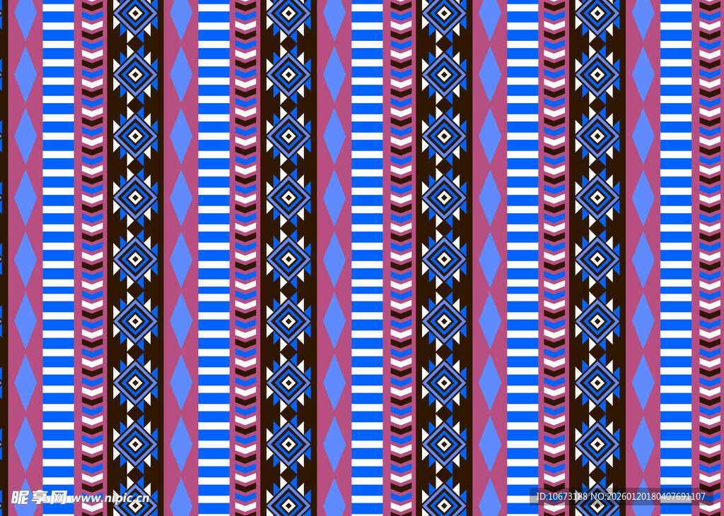 彩色条纹几何图案纹理