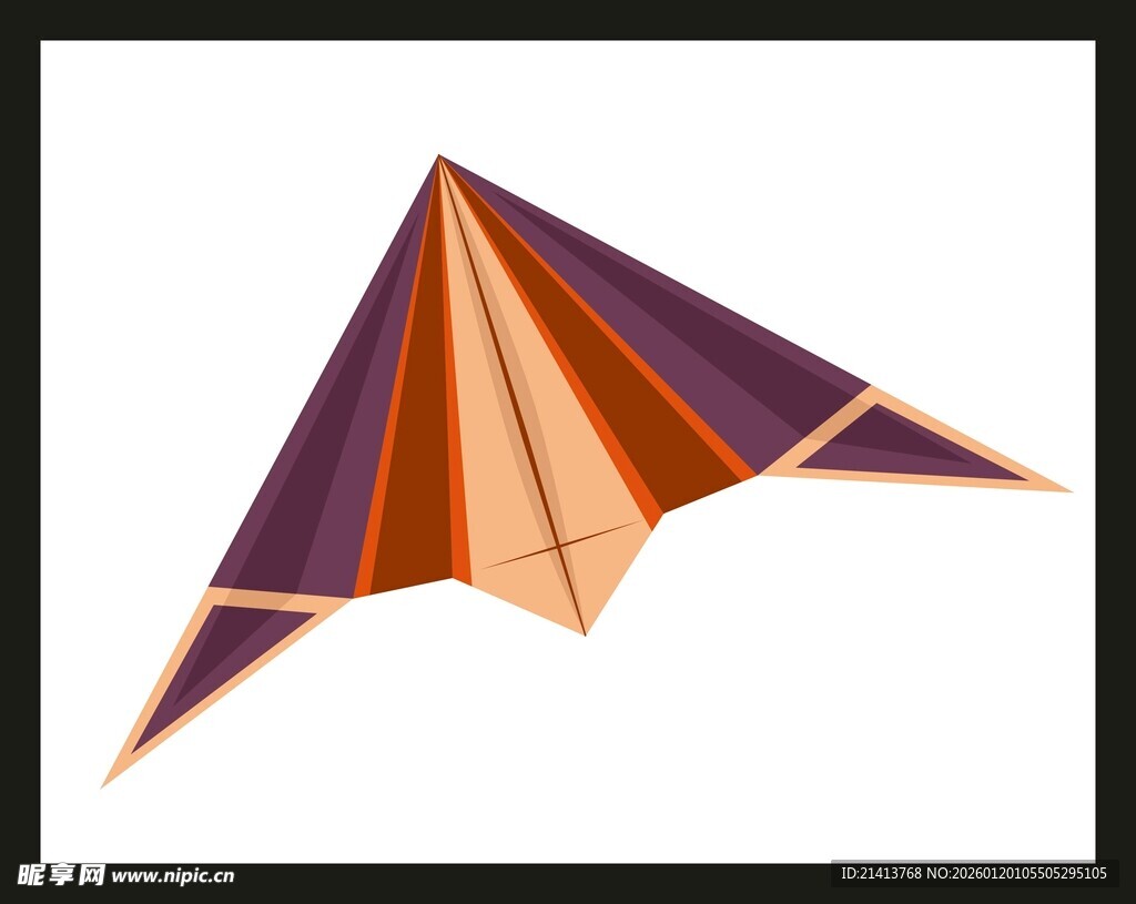 彩色几何造型风筝