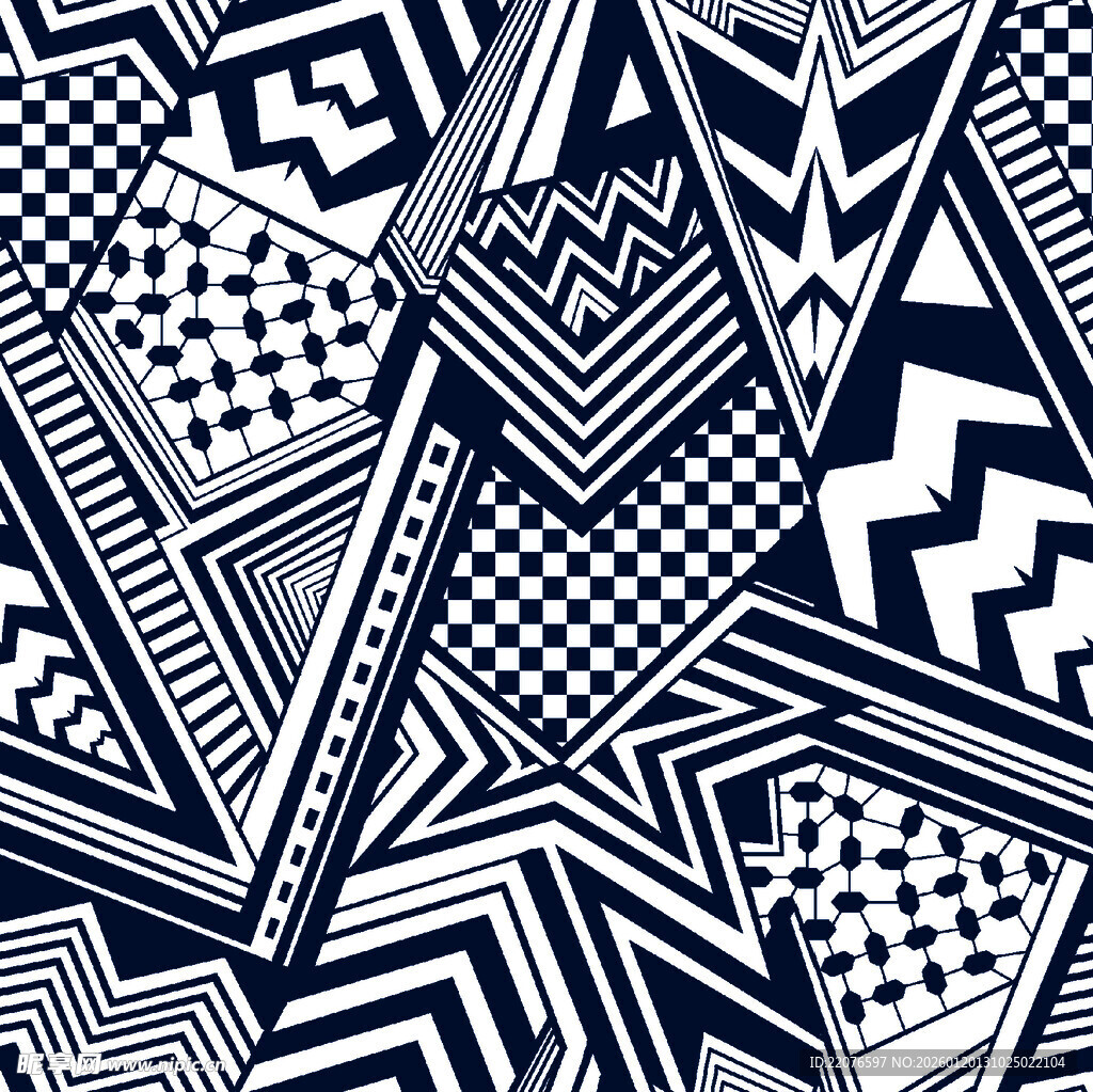 黑白几何抽象图案纹理