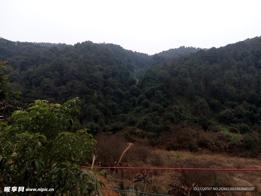 山林田野自然风光图景