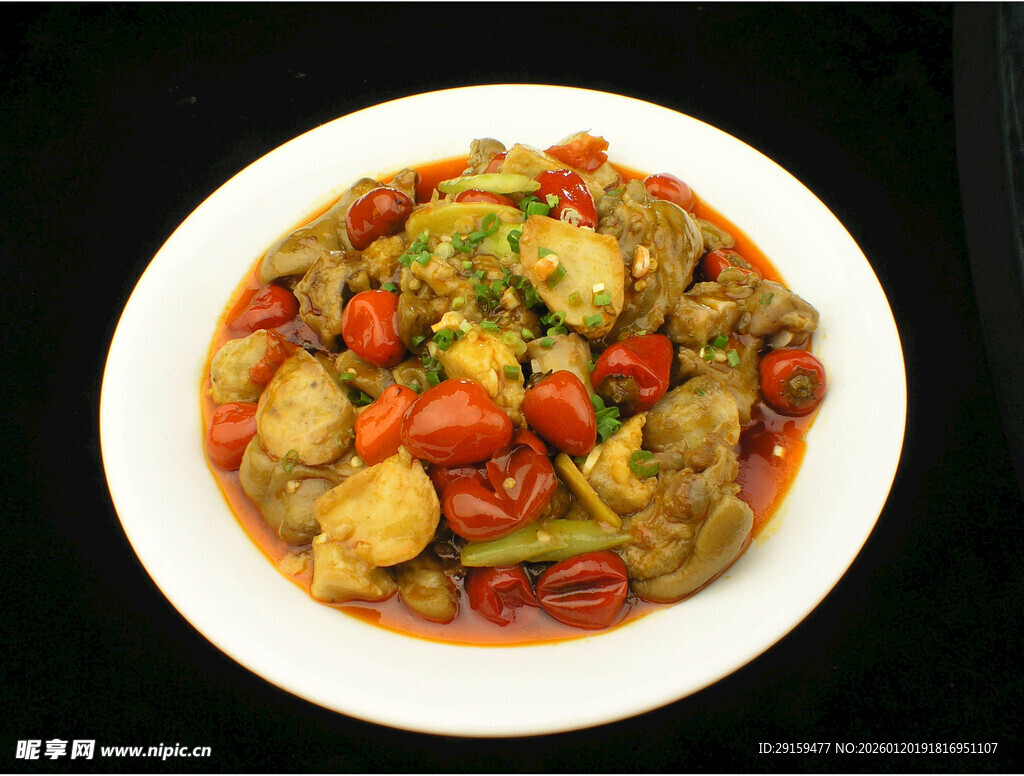 美味番茄炒扇贝