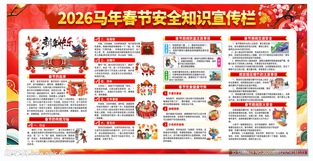 春运安全展板